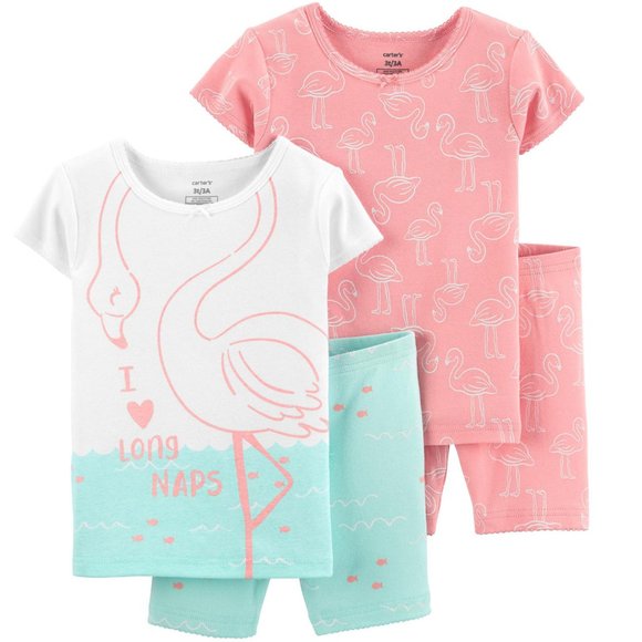 Carter's Flamingo Toddler Girls 4-pc. Pajama Set - Picture 1 of 3